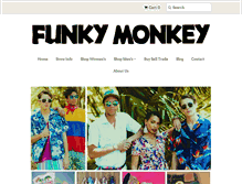 Tablet Screenshot of funkymonkeynola.com